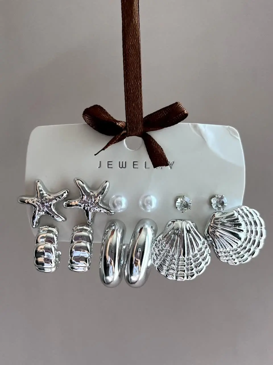 💍پک گوشواره آب نقره 🤤