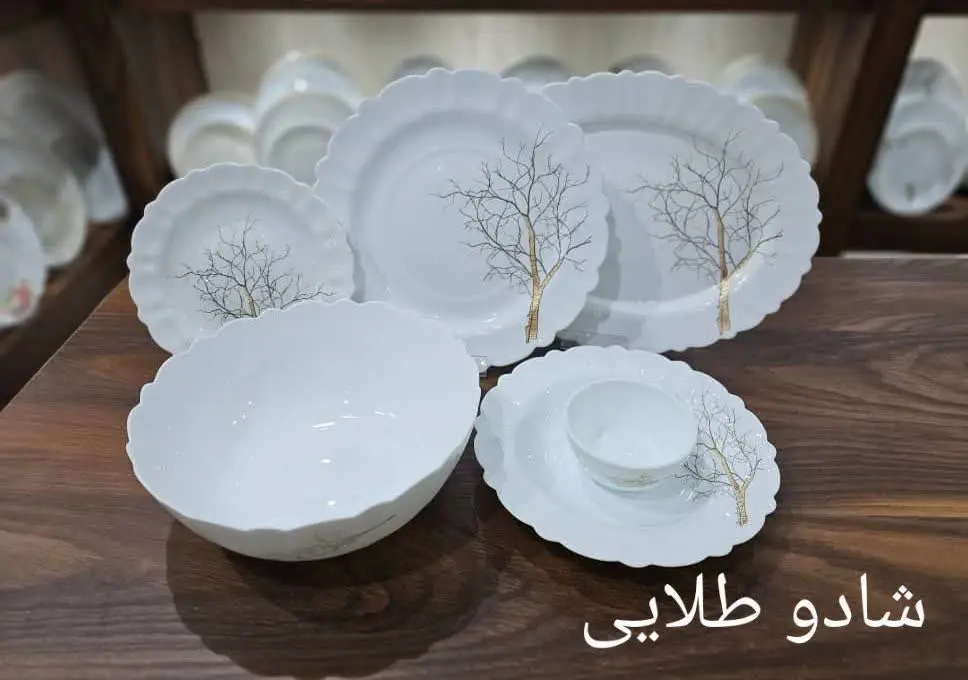 سرویس‌های ۲۶ پارچه در قالب کنگره در طرح و گلهای مختلف 
