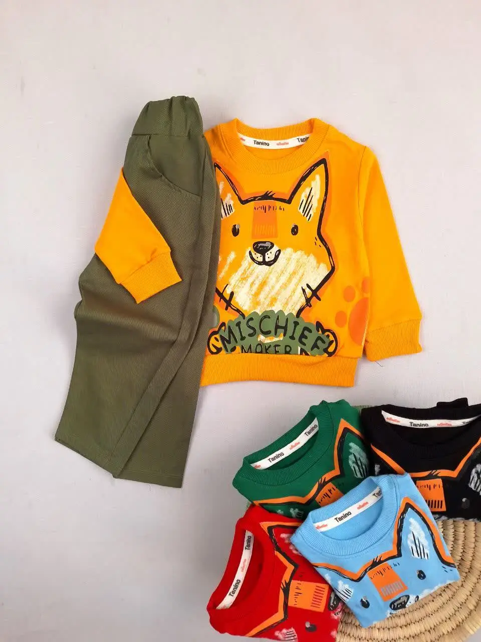 بلوز شلوار کتان روباه🦊