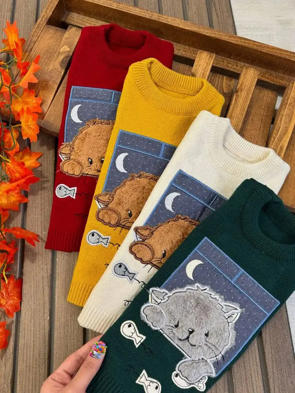 بلوز پسرانه گربه و ماهی🐟