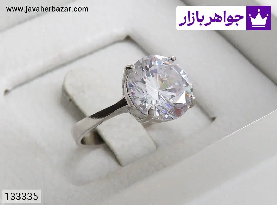 انگشتر نقره شیک زنانه - کد...