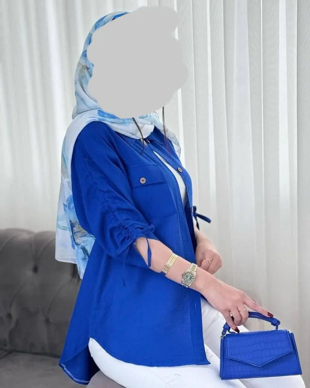 🌸 نام: مانتو آستین گتر
