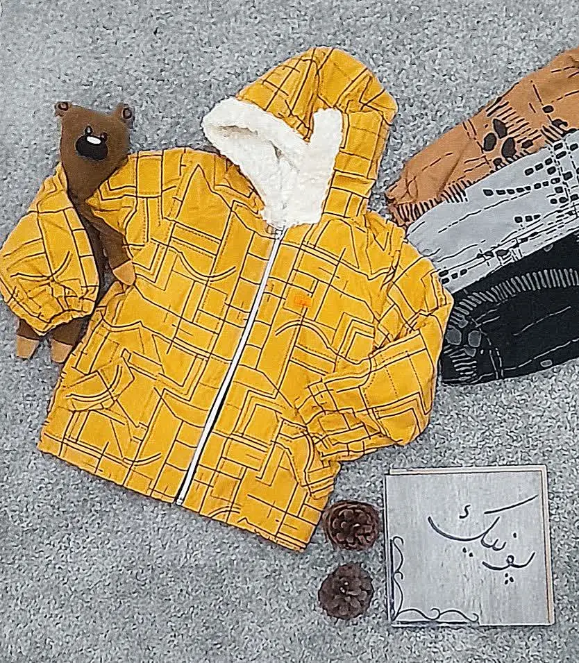 کاپشن بچه‌گانه 
