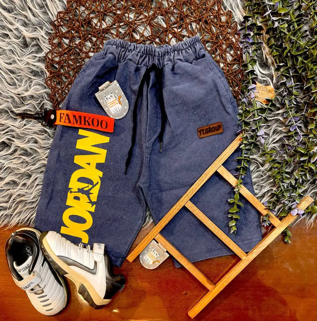 🧶شلوارک جیبدار مجلسی 😍 پسرانه
