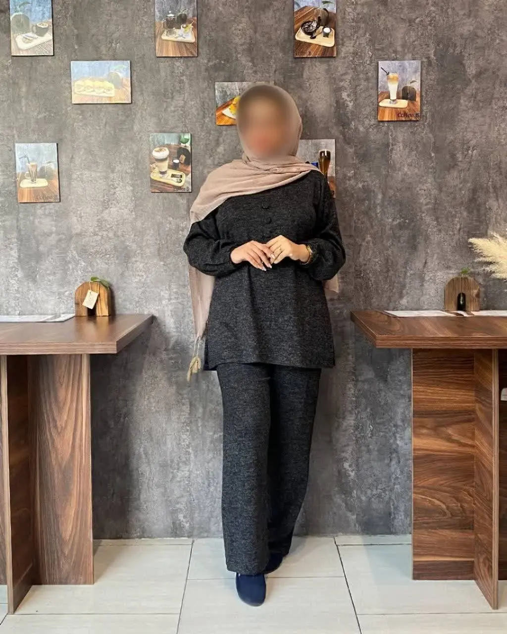 #دوتیکه تونیک شلوار راحتی مدل #زیلان 
