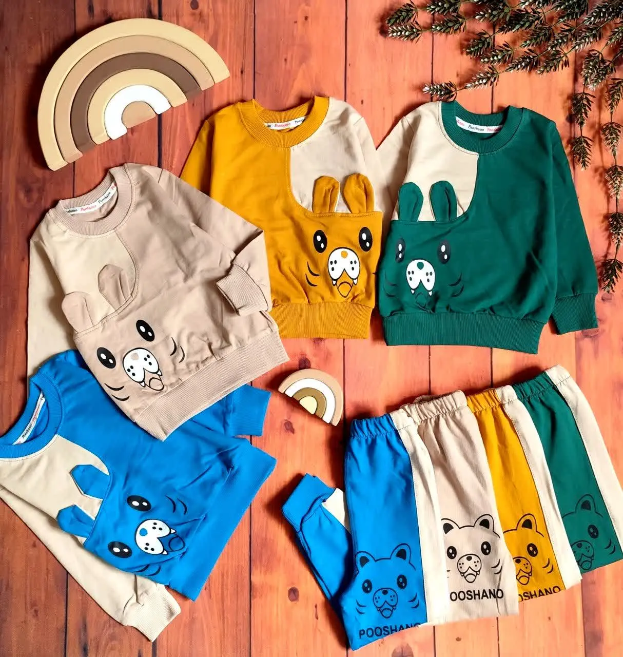 😍ست بلوز و شلوار ببری، جنس...