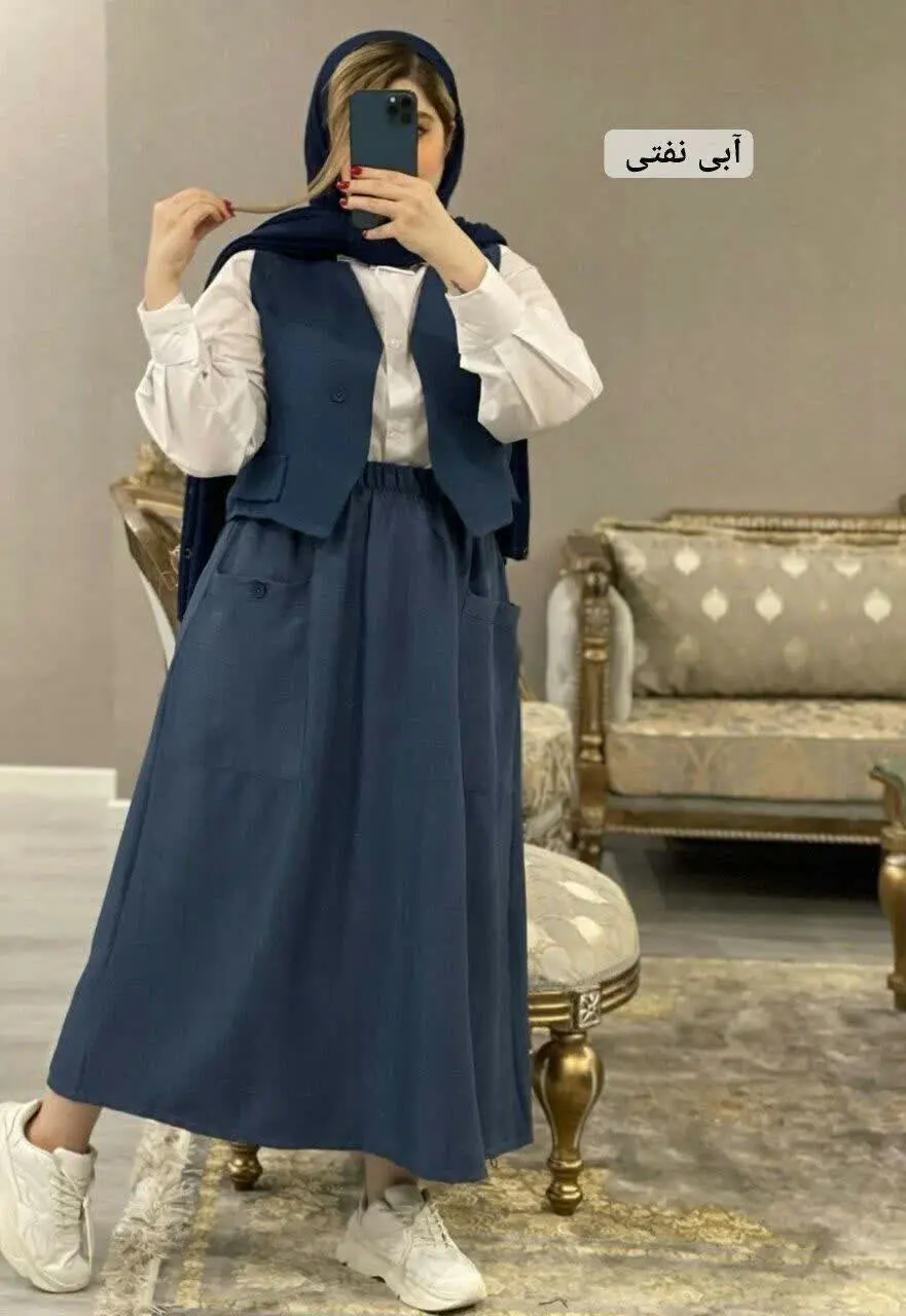 💫نام: جلیقه ودامن ارغوان😍
