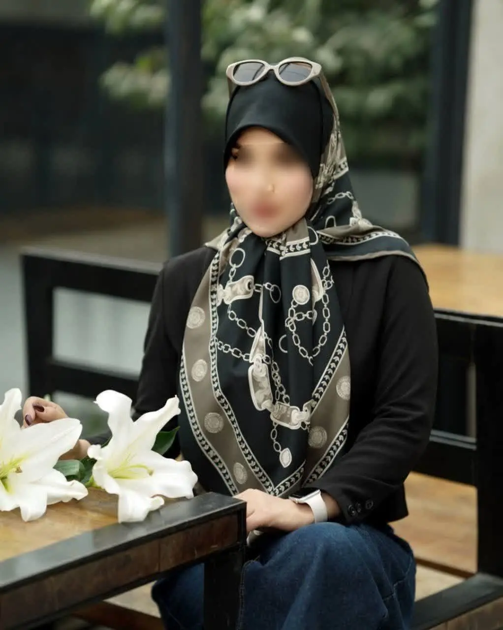 یه روسری شیک و ظریف 👌