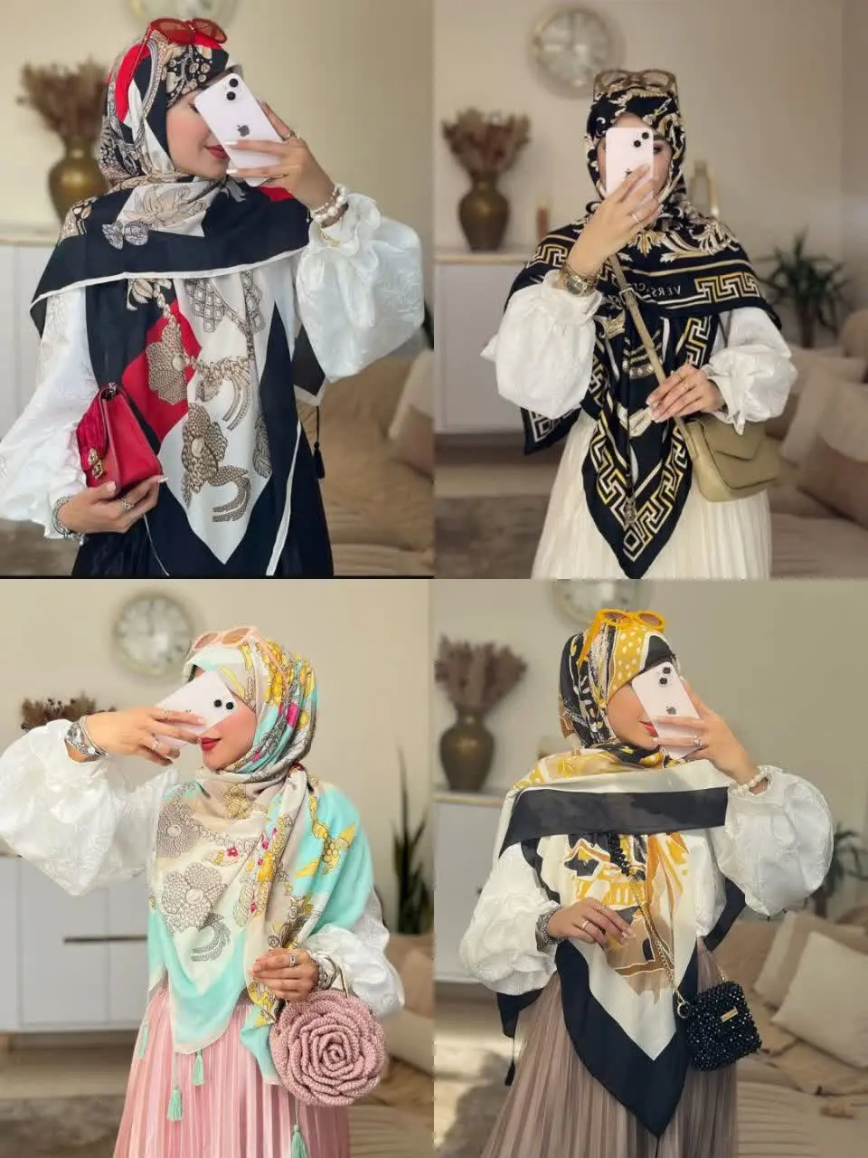 ⚜کلیه روسری های نخی وال ترک...