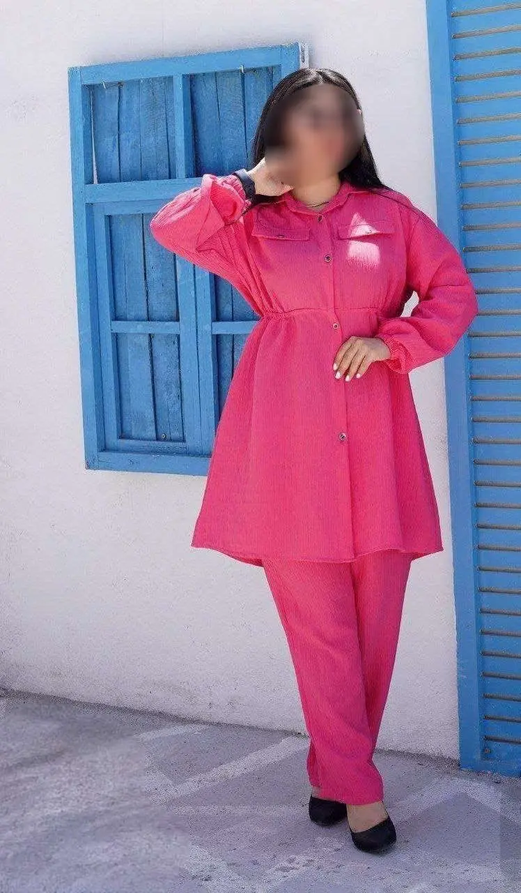 💥ست مانتو شلوار مدل دیانا 😍
