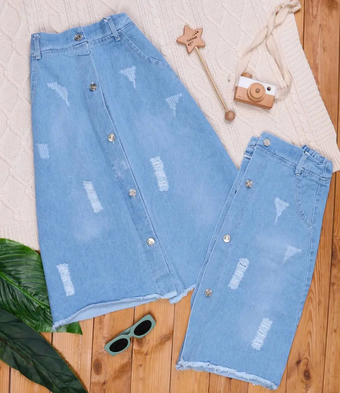 🎄 دامن لی مجلسی جلو دکمه دخ...