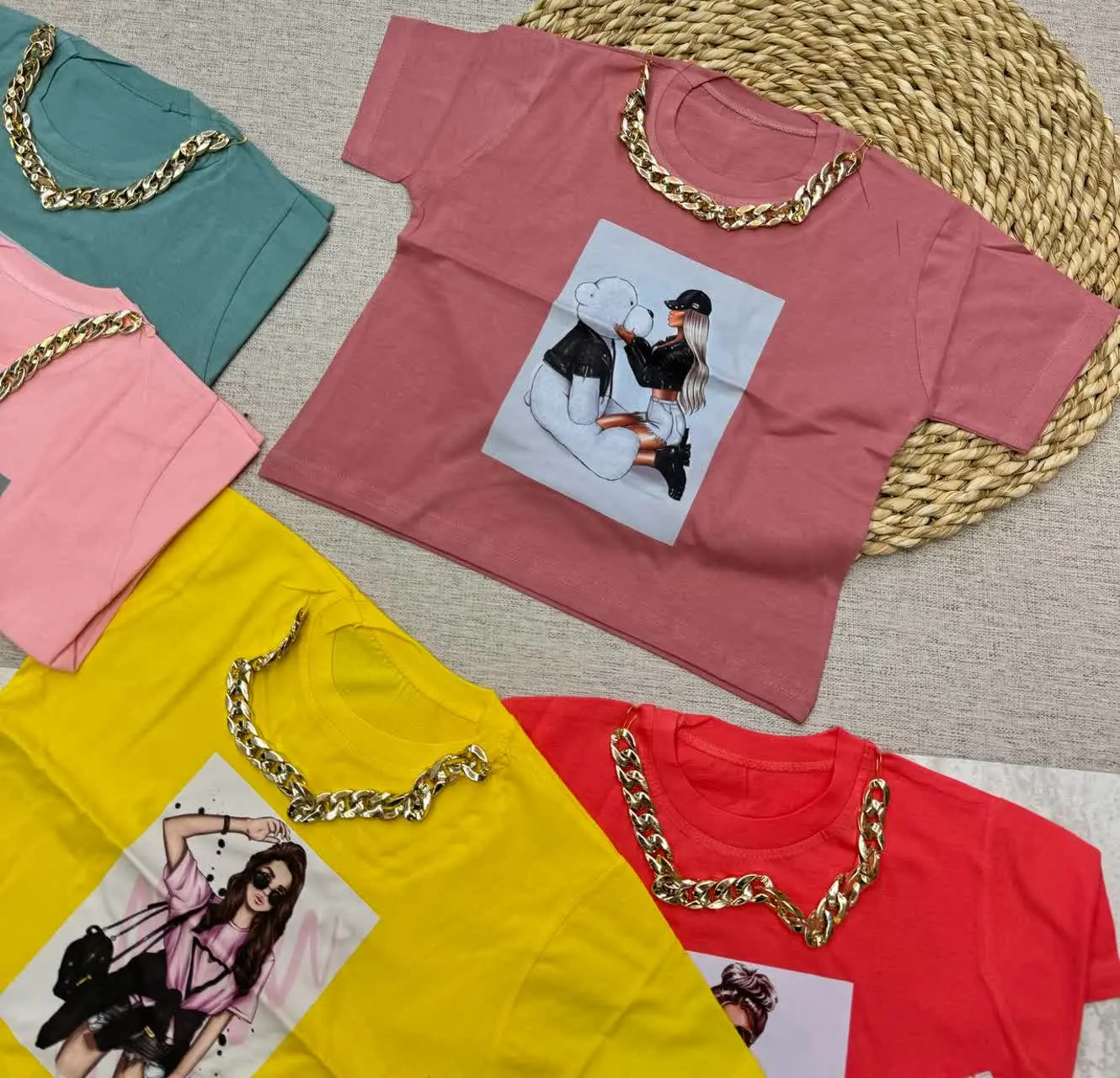 🧵🪡👕کراپ دخترانه
