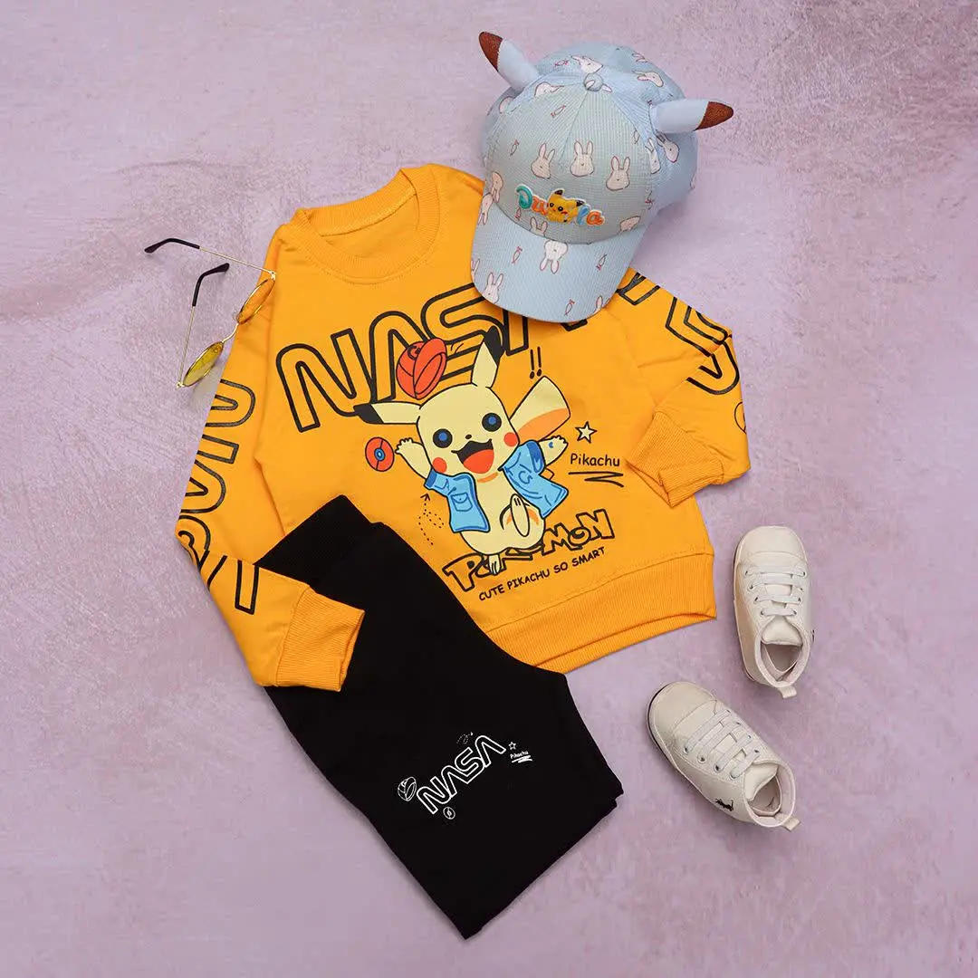 ست بلوز شلوار طرح پوکمون🤩
