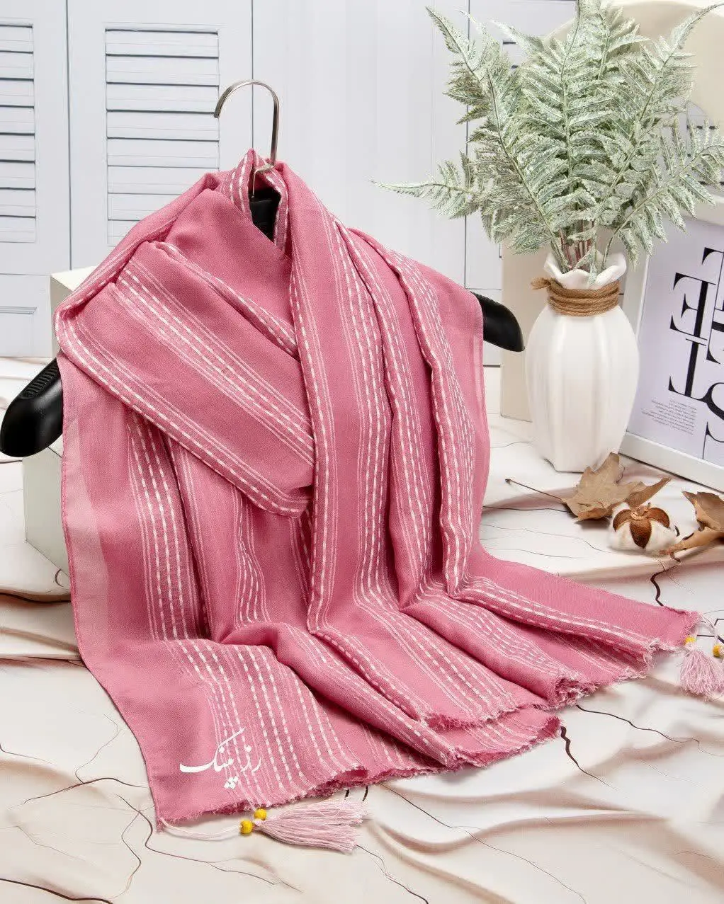 رنگ‌بندی کار پرفروش و جدید بالا☝️☝️☝️🍁کالکشن پاییزه روسری طهورا🍁
