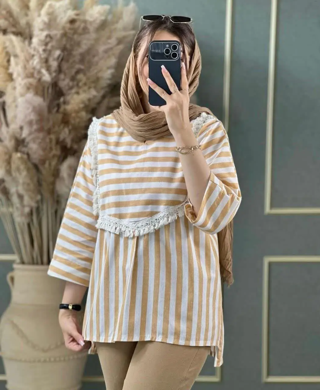 نام: تونیک‌ مانتویی ارکیده
