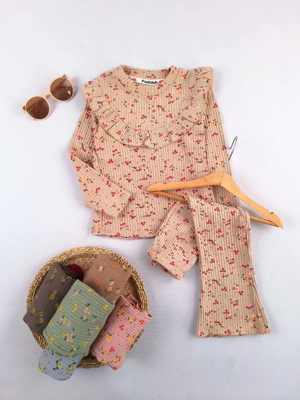 بلوز شلوار کبریتی تمام چاپ...