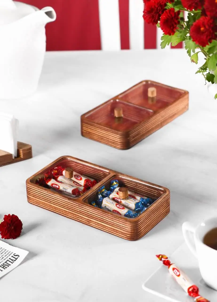 #تی باکس ۲خانه چوبی🍓
