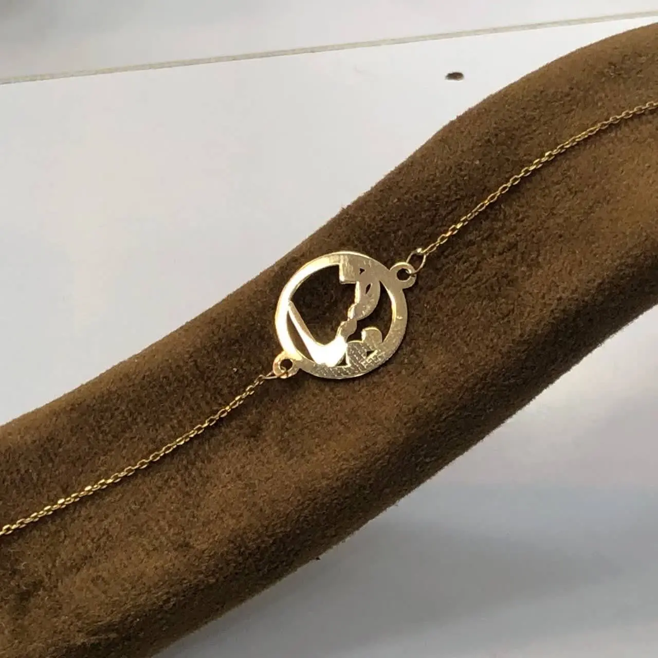 دستبند مینیمال سفارشی مدل اسم ضیا 
