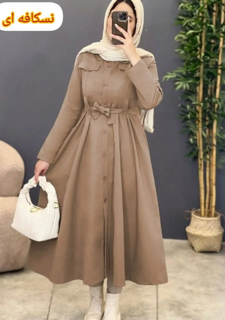 👚نام: مانتو دکمه دار ملیسا
