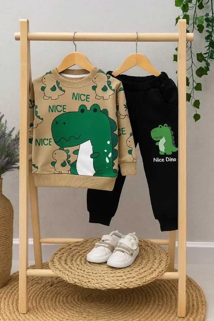 بلوز و شلوار پسرانه دایناسور