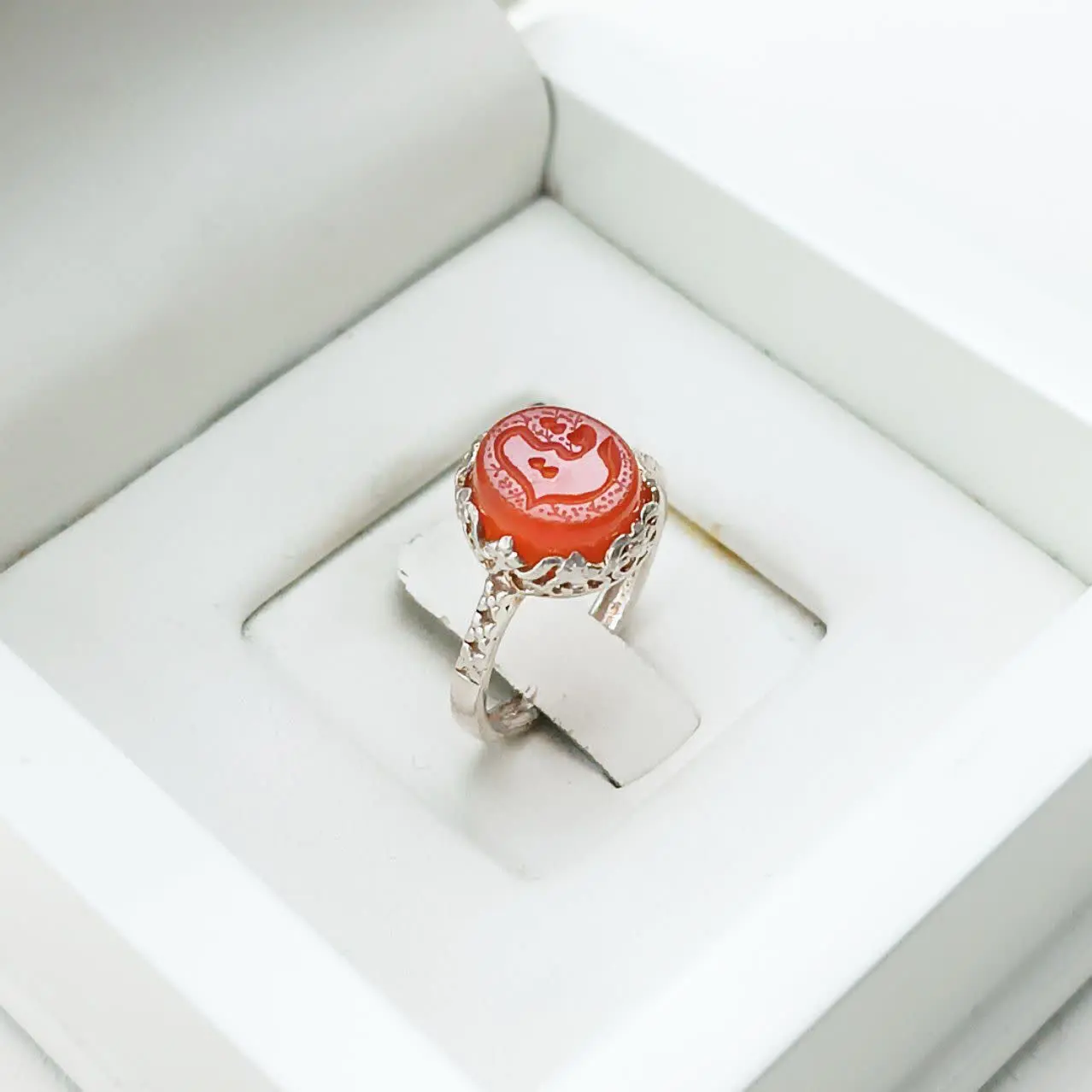 انگشتر نقره زنانه مدل ۳ گل