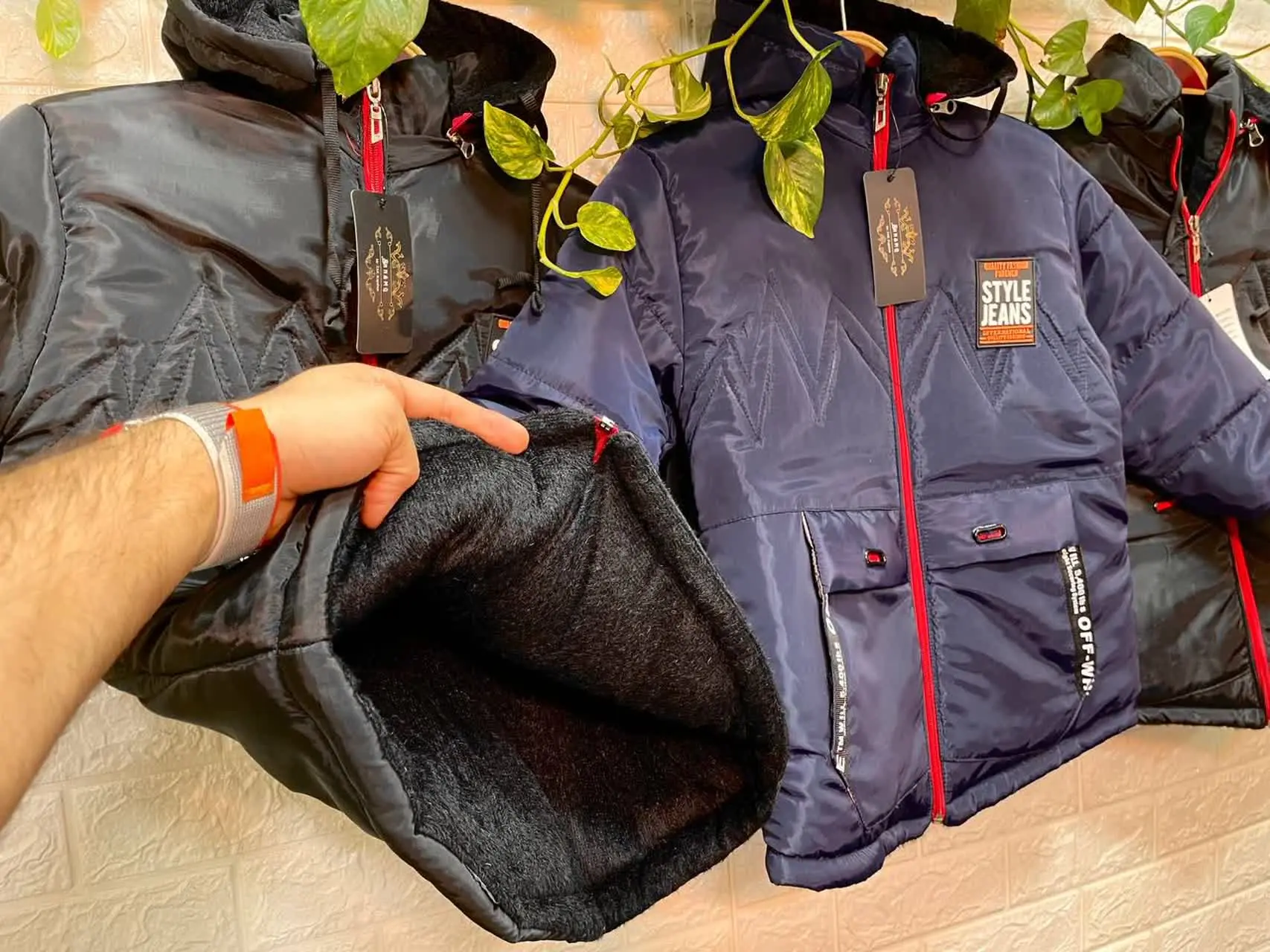 #پسرانه #کاپشن کلاه دار (ردیف ٢٥٢٧) 
