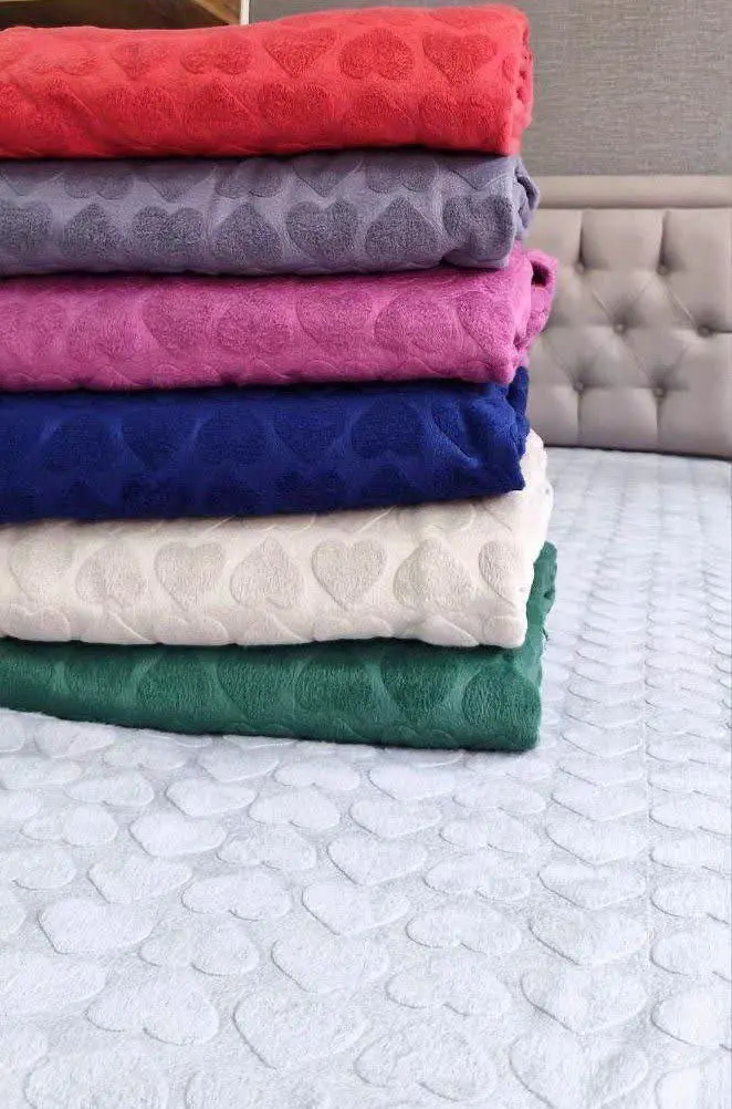 🎊پتو مخملی قلبی 🎊