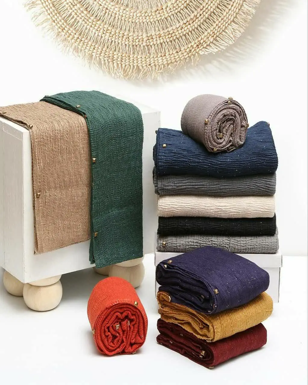 🔆 #عنوان: شال اکیل دار پاییزه
