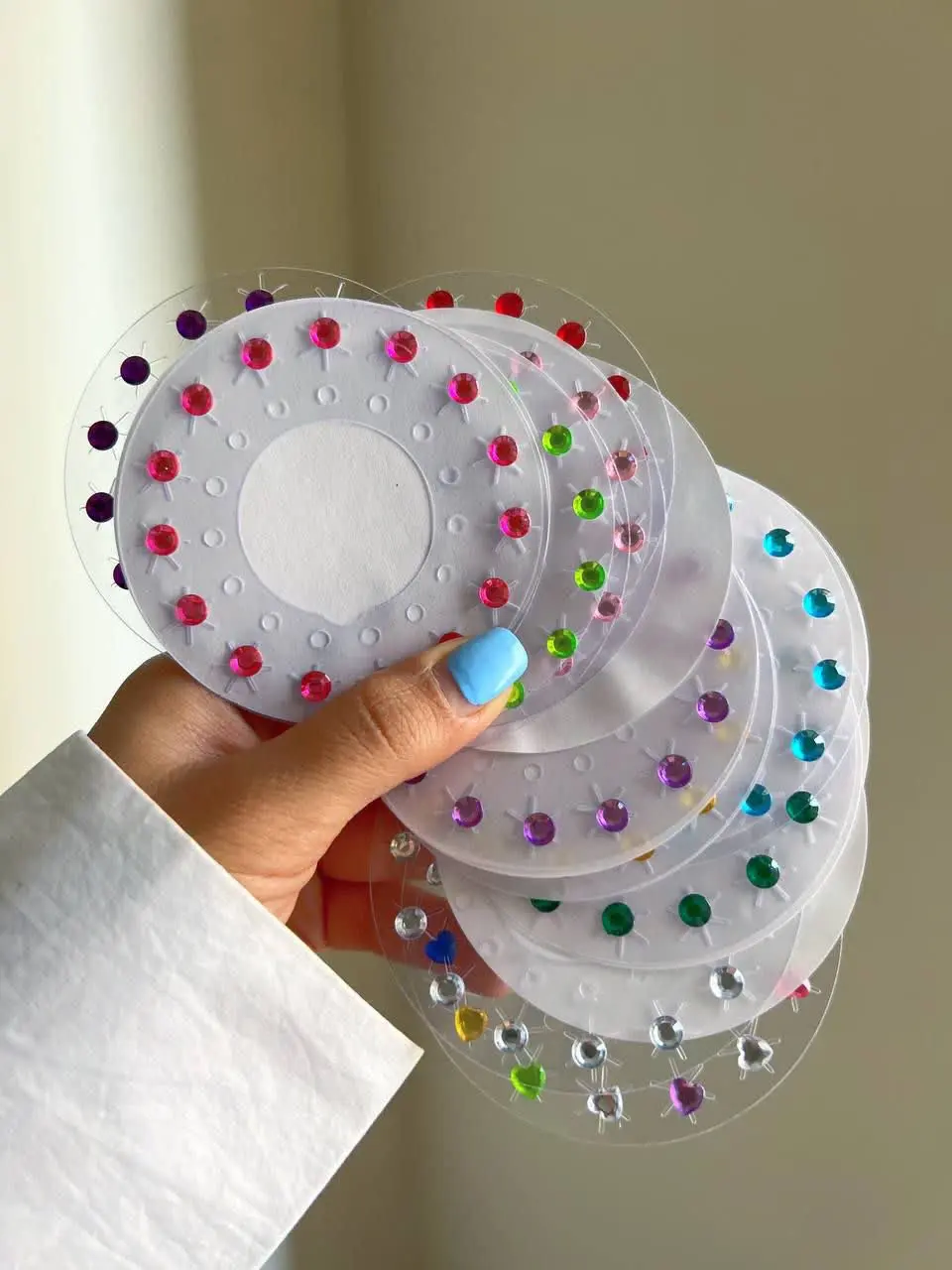 ✨💕‌ پک ۱۲ حلقه نگین مو 
