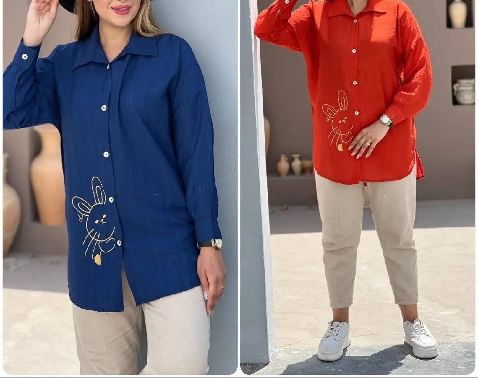 🌸 نام: شومیز خرگوش 
