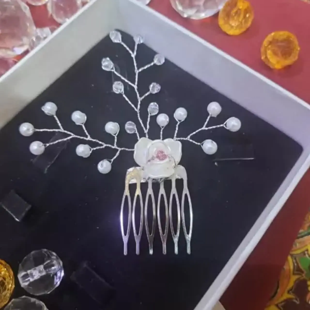 🌹#شانه_شنیون ۶دندانه
