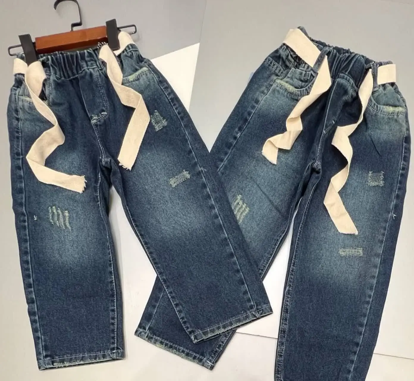 شلوار نیم بگ کمرکش