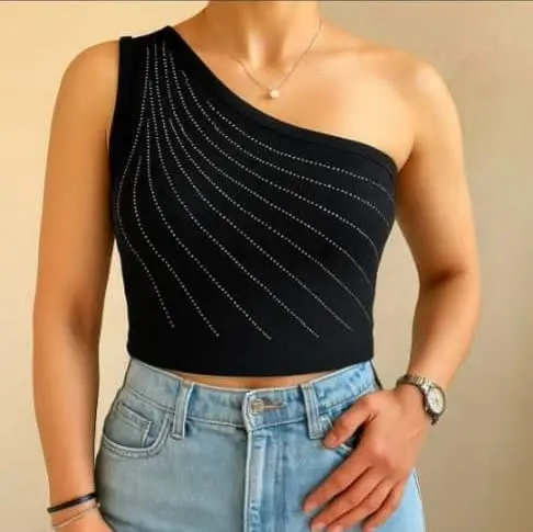 #کراپ فانریپ زنانه رومی🛍️نگین کوب
