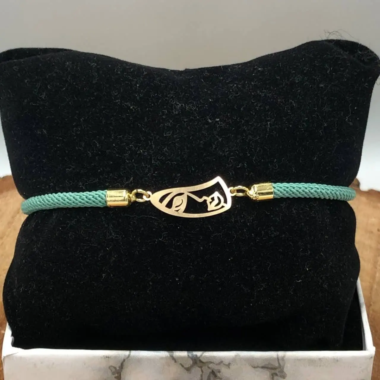 دستبند کنفی مدل نیم رخ 🌚💎
