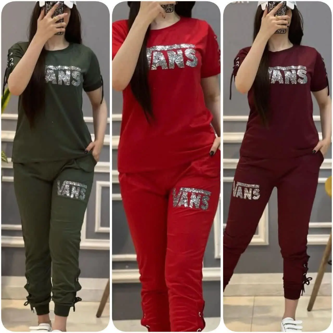 ❤️نام: تیشرت و شلوار مدل Vans
