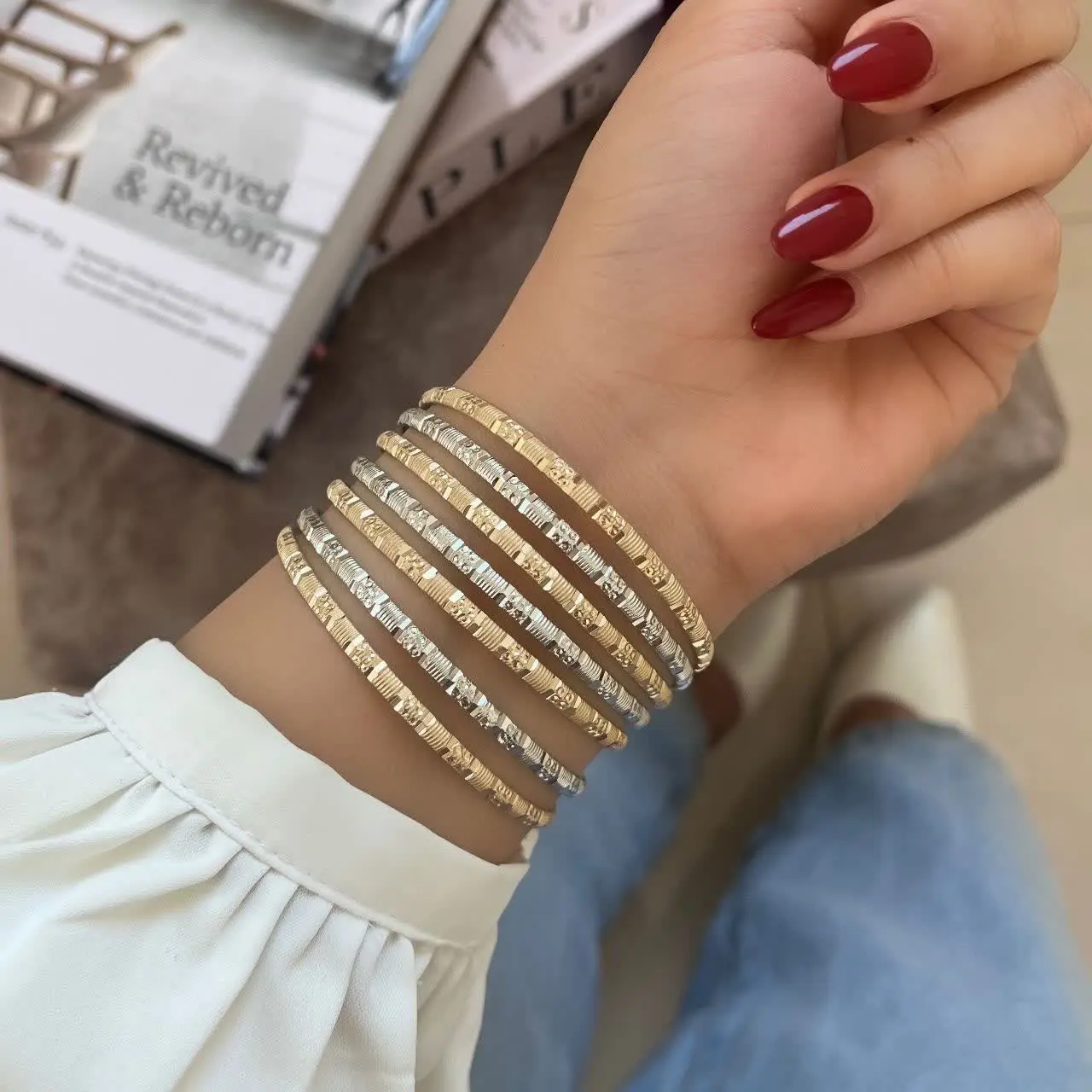 ❤️ از همون مدل بالایی دورنگش هم داریم 😍
