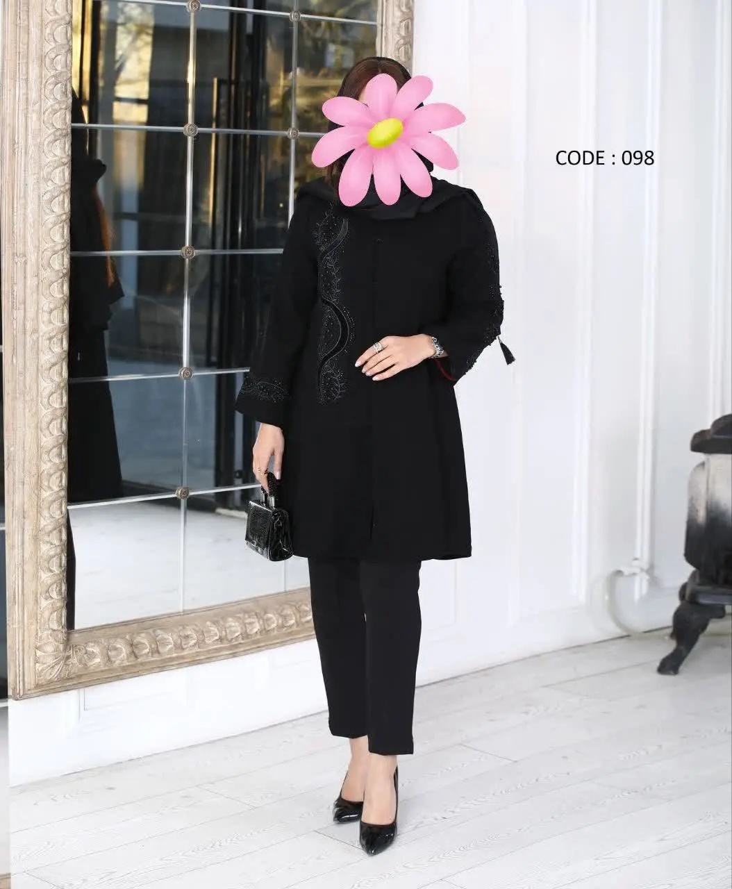 #مانتومجلسی #مانتوجلوبسته #سنگدوزی #دایموند #ترک_لند 
