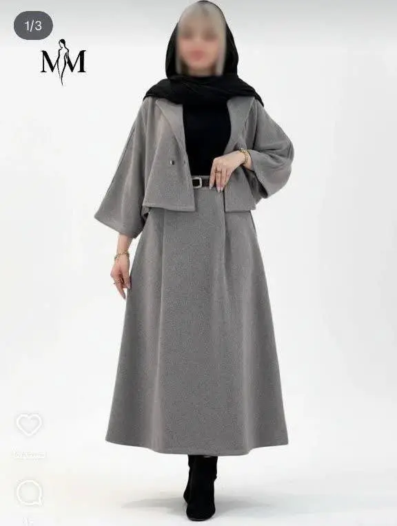 🖋نام: کت دامن فوتر مدل آینا