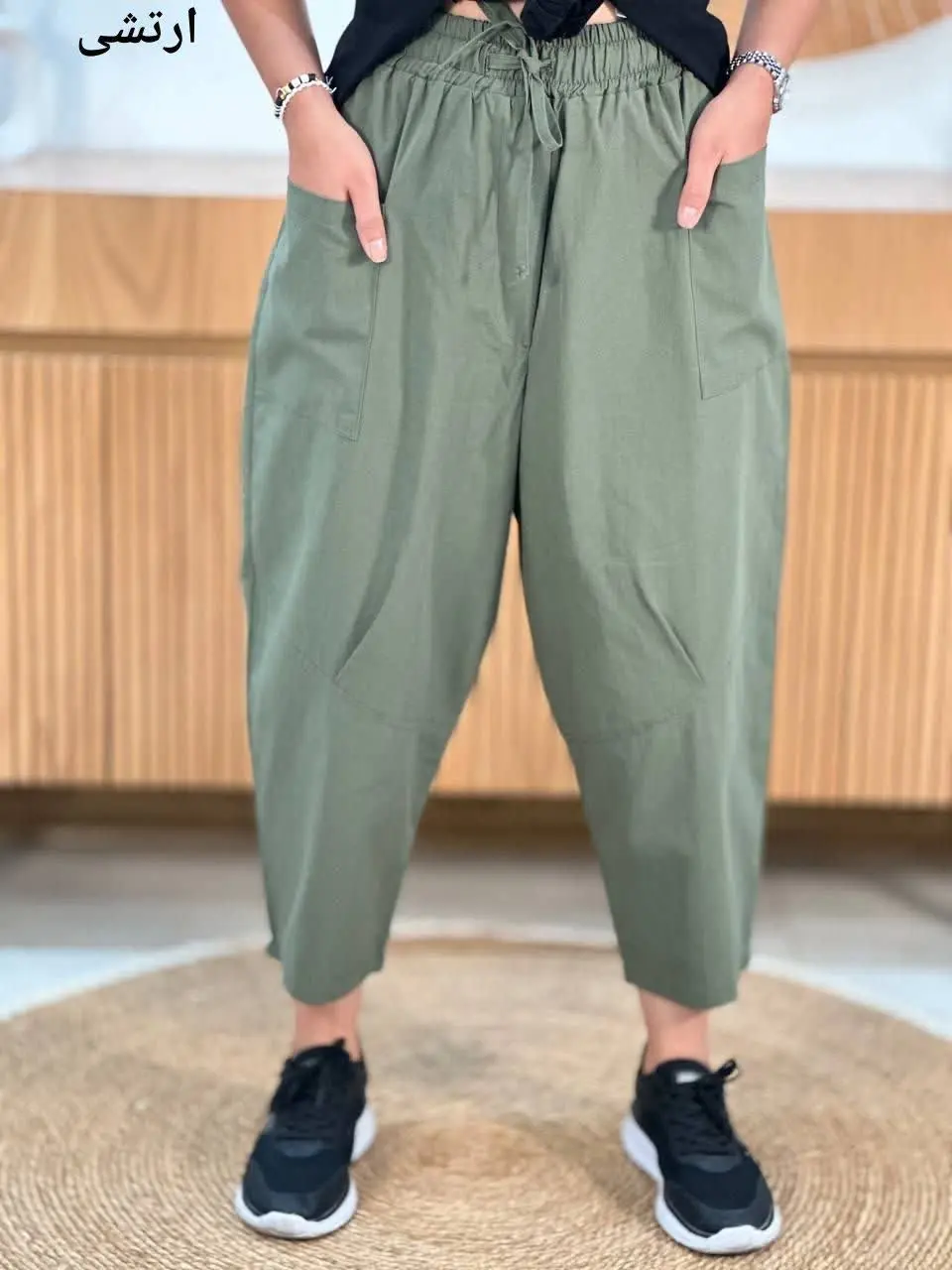 🌻نام: شلوار مام استایل دو جیب
