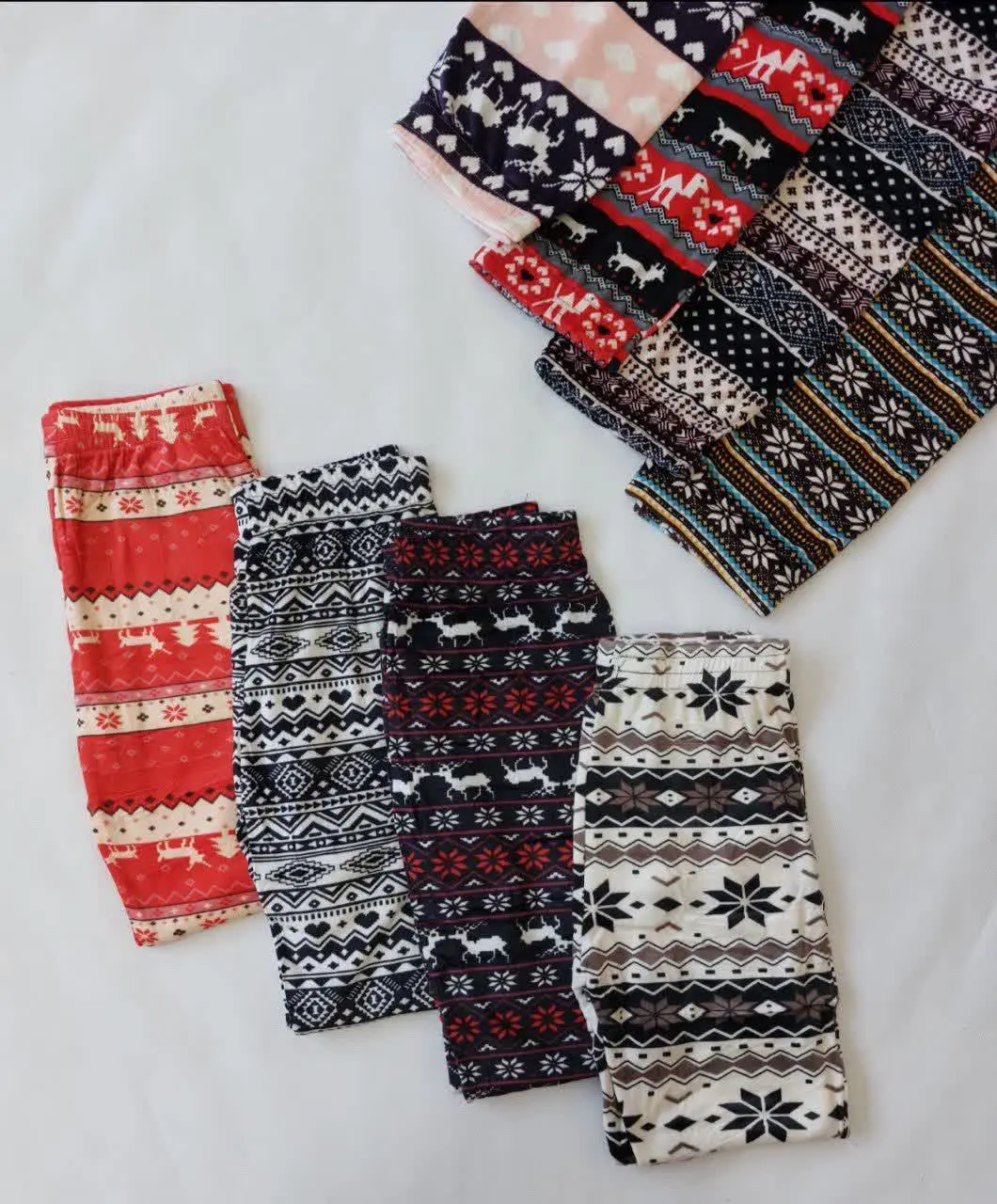 ✅شلوار مخمل طرح سنتی😍🎄🦌