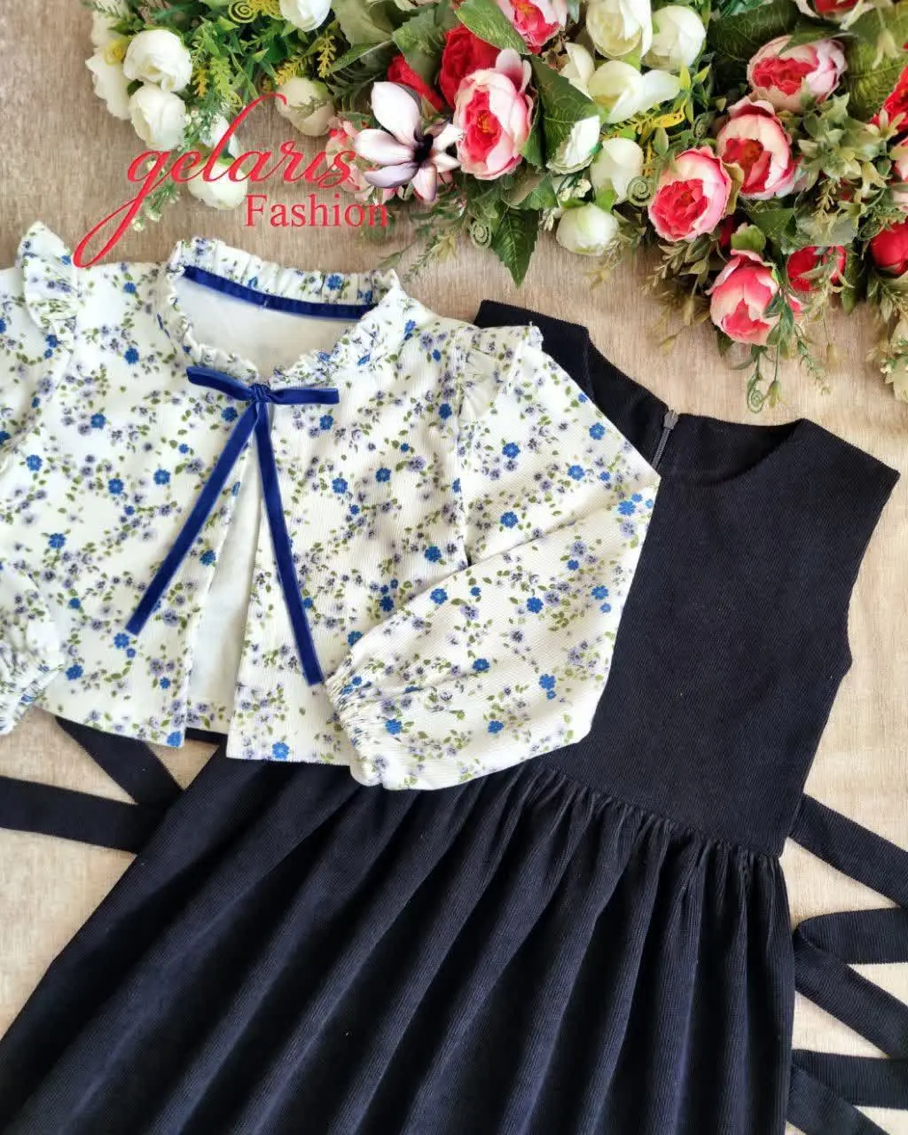 👧 کت و سارافون جذابمون😊😊
