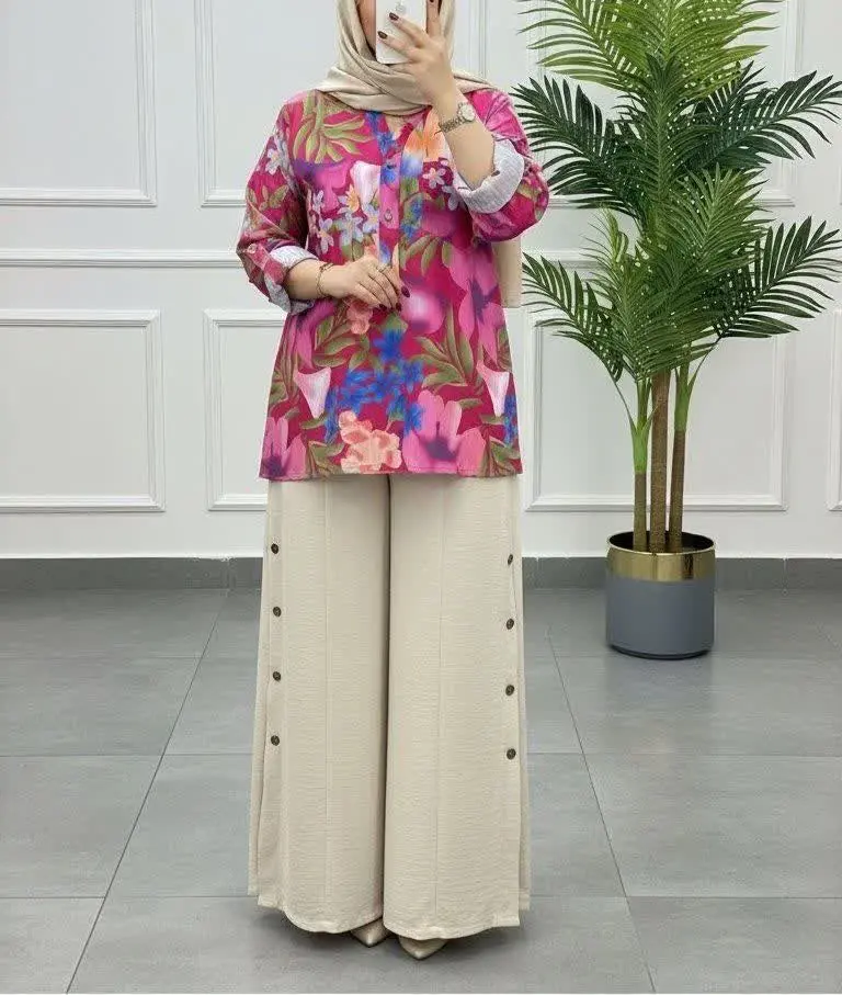 💥 شومیز شلوار متینا 😍