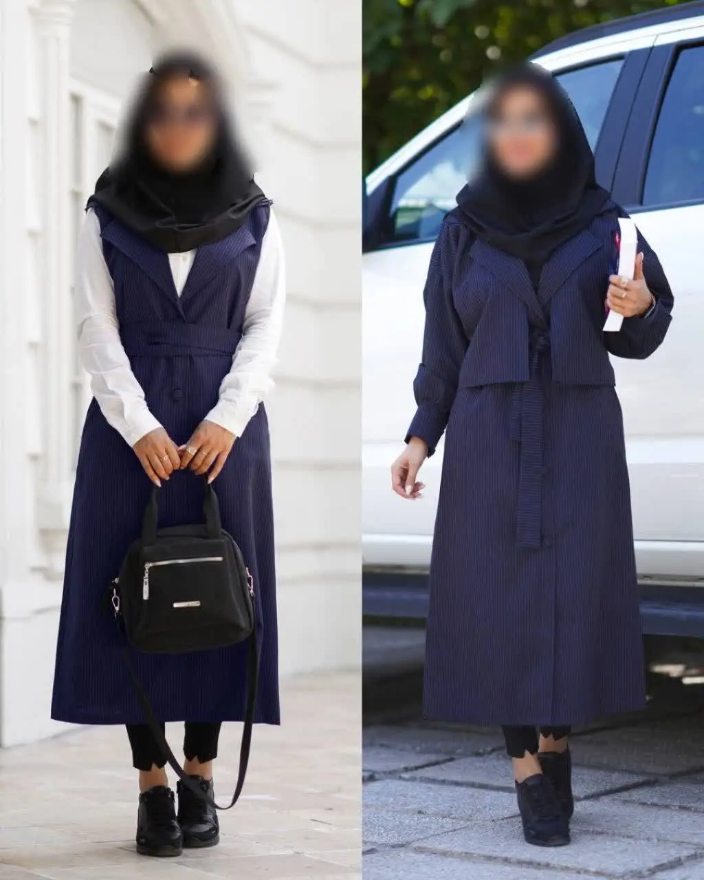 🔸هم سارافون تکش با یه شومیز، عالی میشه و هم با کتش به عنوان مانتو قابل استفاده س 😍
