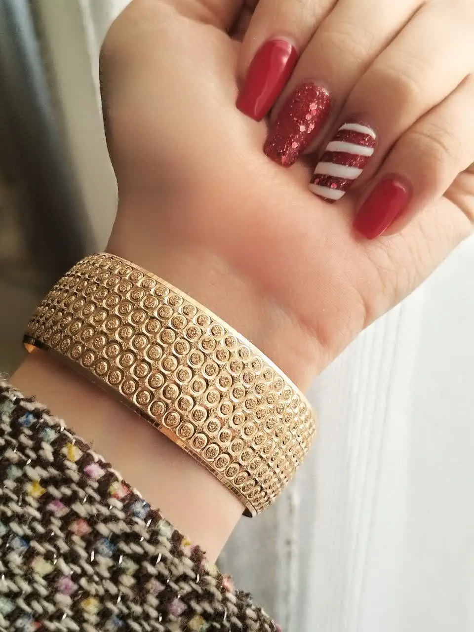 ✨ از قشنگترین مدلای طرح طلا که دائم میتونی ازش استفاده کنی👌
