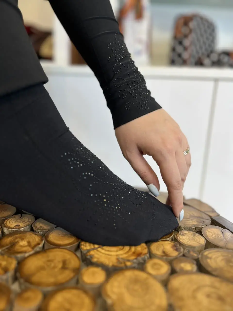 🔸️ست جوراب ساقدست نگیندار