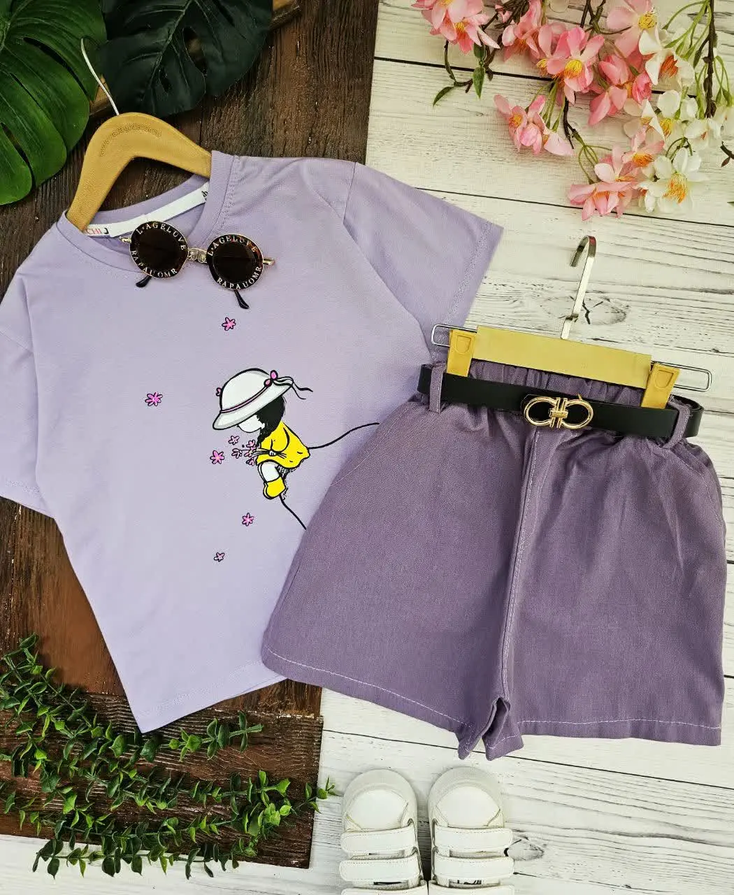 تیشرت و شلوارک دخترانه هایدی
