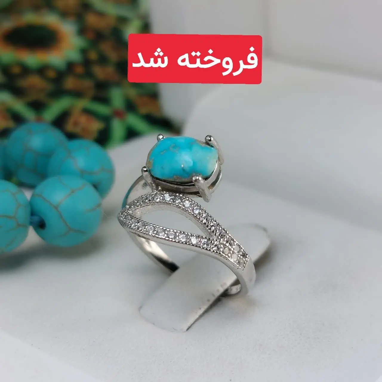 #انگشتر #نقره زنانه، شیک روی دست 
