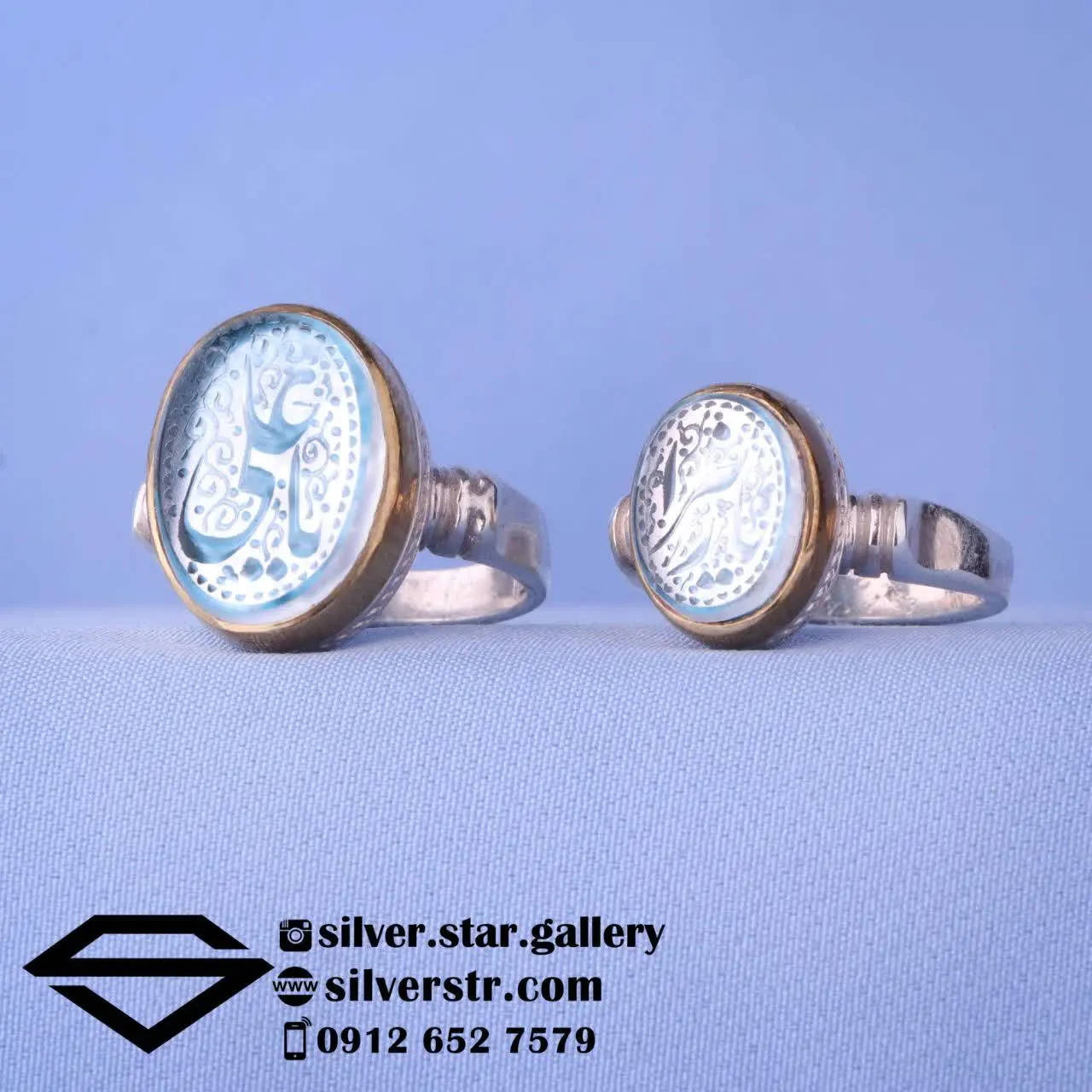 💎 انگشتر #ست در نجف پشت فیروزه
