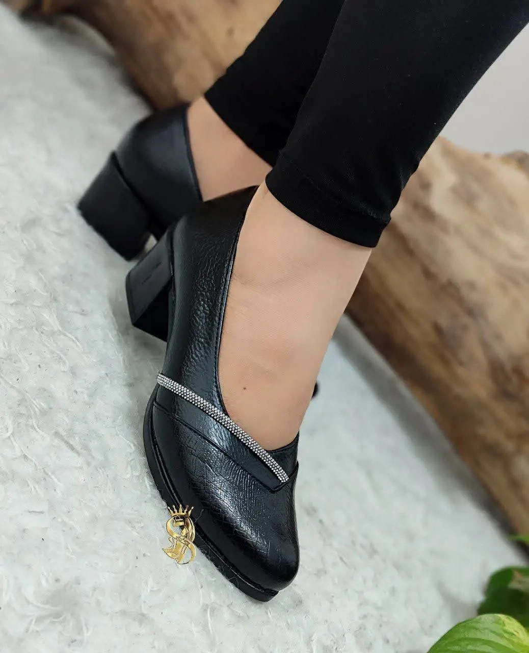  نام: 👠 کفش طبی مجلسی مدل نگینی لیزارد 😍
