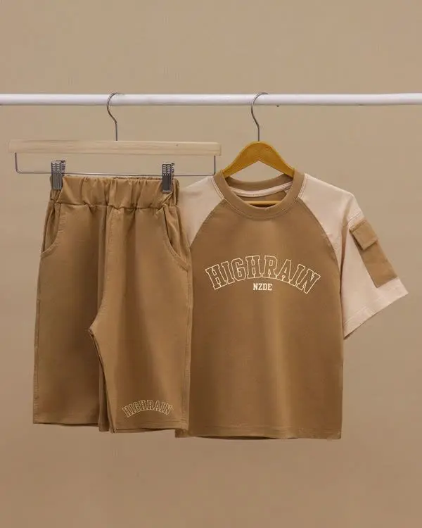 ست جذاب تیشرت شلوارک بگ استایل😍
